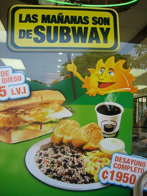 Subway Menus And Restaurants From Around The World