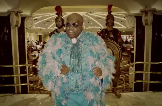 6. This feathery outfit in his music video "I Want You (Hold On To Love)"