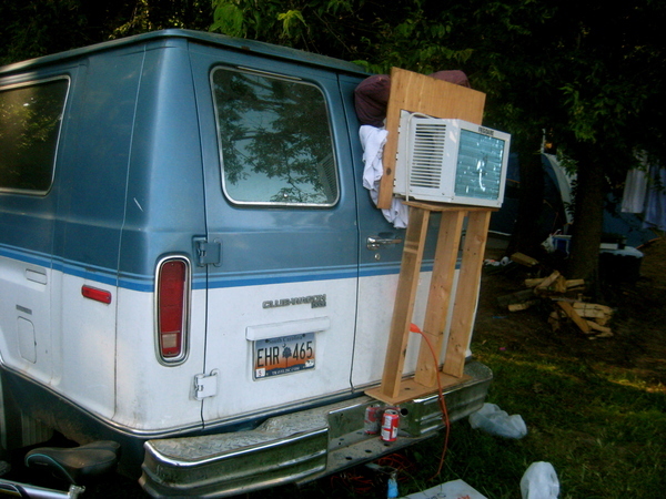 You can air condition a car like this.