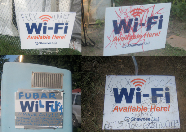 Juggalos do not like Wi-Fi.