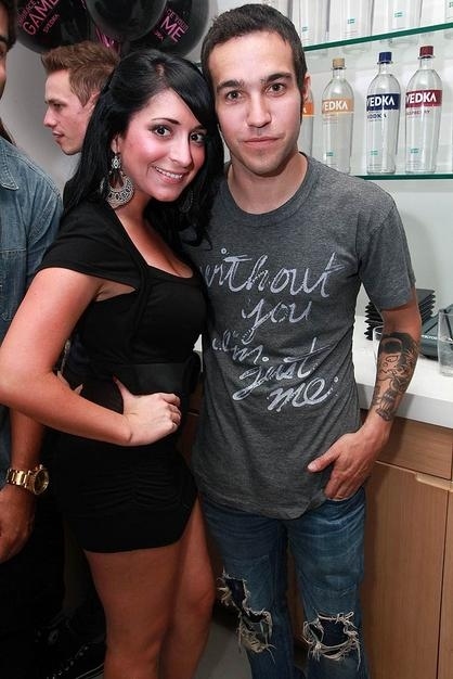 Angelina from the Jersey Shore and Pete Wentz were at the party.