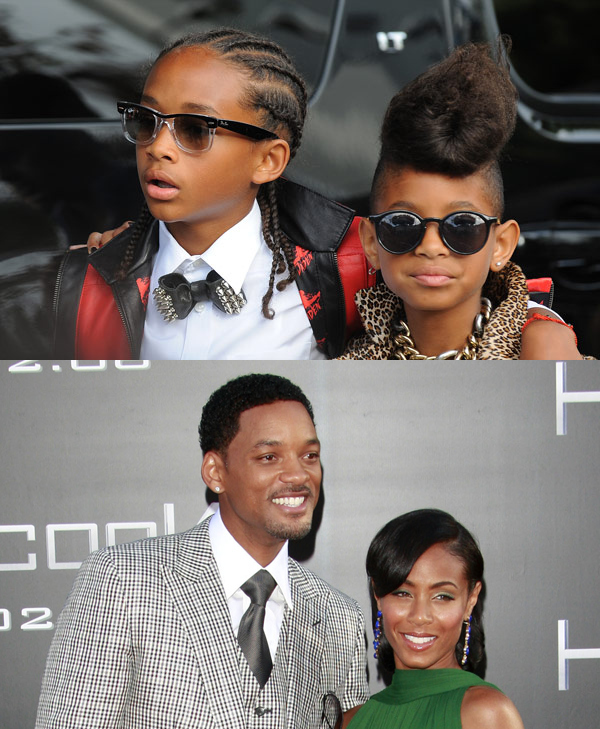 Jaden and Willow Smith / Will and Jada Pinkett Smith