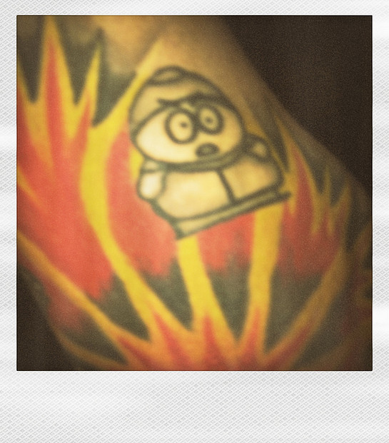 Cartman In Flames