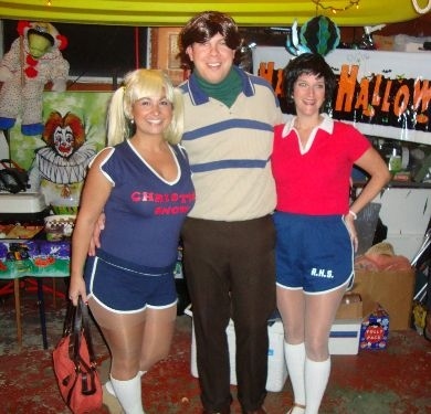 We love these three for really giving it their all in dressing up like Jack, Chrissy, and Janet!