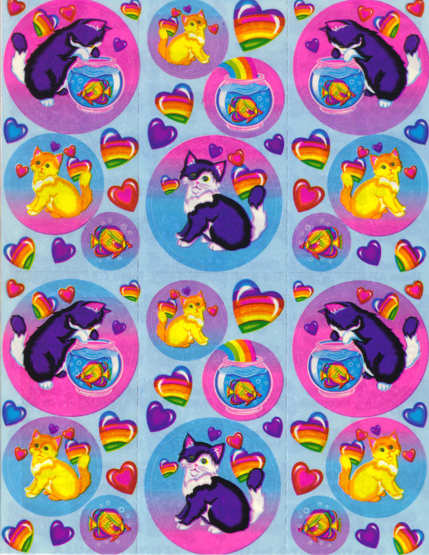 Vintage Lisa Frank Stickers, I've seen her new stickers of …