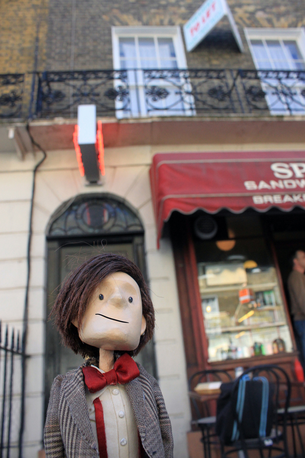 Of course I couldn’t resist dropping by his flat on Baker Street, but no one was in.