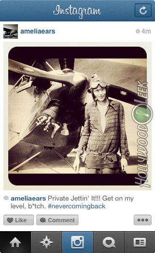 9. Amelia Earhart