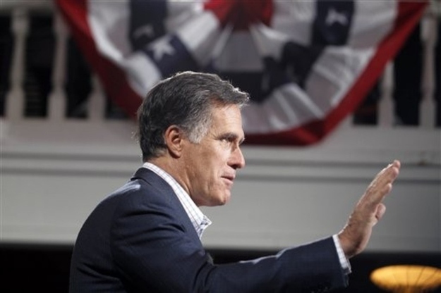 Romney in Denver yesterday.