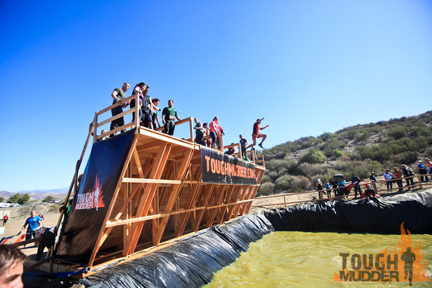 Walk The Plank: Jump off a 15 foot plank into icy cold water and swim out to the next obstacle.