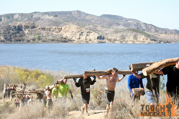 Hold Your Wood: You and your teammates must grab a hold of a huge log and hike up a ski slope. This is at least a half a mile long.