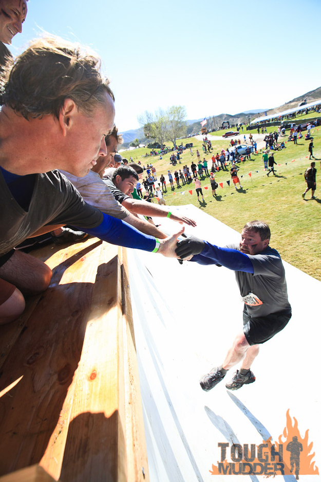 Everest: You must climb up a slippery quarter pipe, but you can’t make it alone. To reach the top, you must get help from your fellow participants.