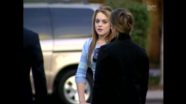 Lindsay Lohan's driver told her to stay in the car, as he was just going be a minute in a drug store. But when another guy (not the driver) told her to get out so he could steal the vehicle, she did nothing. Here, we see her disappointed that her apology has been painfully rejected.