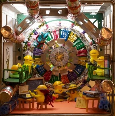 ATLAS Peeped "These peeps are working at the ATLAS experiment at the Large Hadron Collider looking for new peepticles."