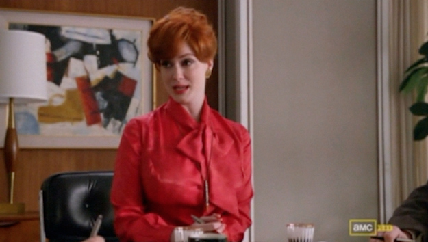 I swear, this show has done almost as much for the pussy bow as cats have done for the internet.