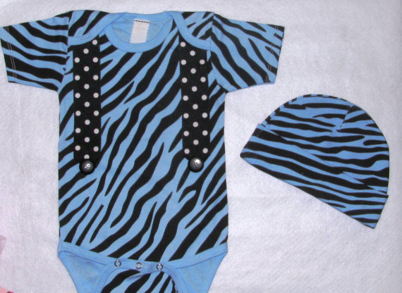 For only the babies with the brightest futures. And by bright, I mean neon blue zebra print, with a polka dot overall overlay.