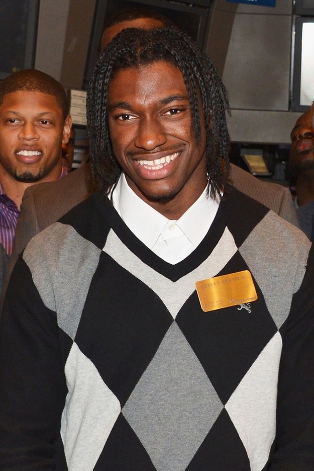 Kevin: Yo, RGIII, I think I stopped shopping at Express when I graduated from middle school. (Seriously, though, I love RGIII. SORRY MAN.)Jack: I'm just happy Kel is getting work. It just sucks that they make him wear that Good Burger wig everywhere.