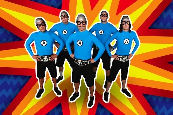 Oh Aquabats! You look like you just jumped out of a ska show with your man-capris and absurd belt buckles. Your drawn-on-mustache is manly, but let's be honest — the ability to grow real facial hair might be a better superpower for you. Luckily, your action packed super-skills make up for your questionable sense of fashion. "The Aquabats! Super Show!" is an outrageous blend of live-action and animated crime-fighting spoofs aimed at kids of all ages Saturdays at 11AM ET/8AM PT on The Hub TV Network.