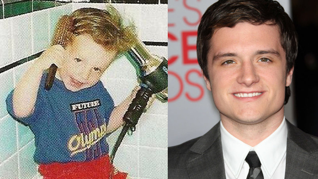 Josh kept his hair beautiful even as a little tyke! Precious!