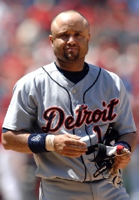 Placido Polanco's brain is clearly trying to escape from his skull. How is it humanly possible to function when you look like this? How does he move? How does he get out of bed? How does he reach the back of his head to scratch it?