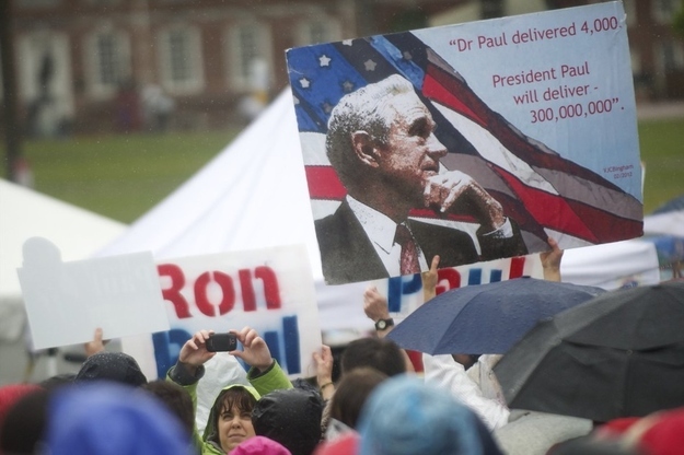 A Ron Paul rally in Philadelphia on April 22.