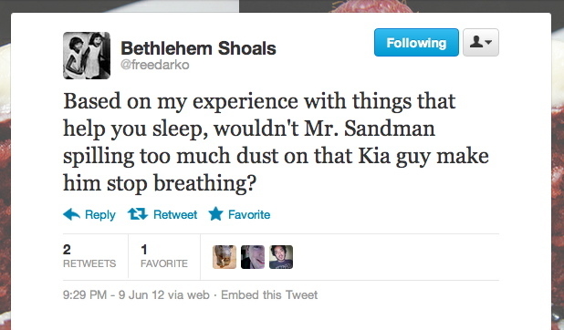 @freedarkoBethlehem Shoals is one of the minds behind the late, great basketball blog FreeDarko. He now writes for GQ and is one of the founders of The Classical. His feed is equal parts awesome jokes and smart basketball analysis.