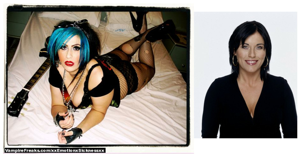 Aka Kat Slater from Eastenders, showing off her more alternative side.