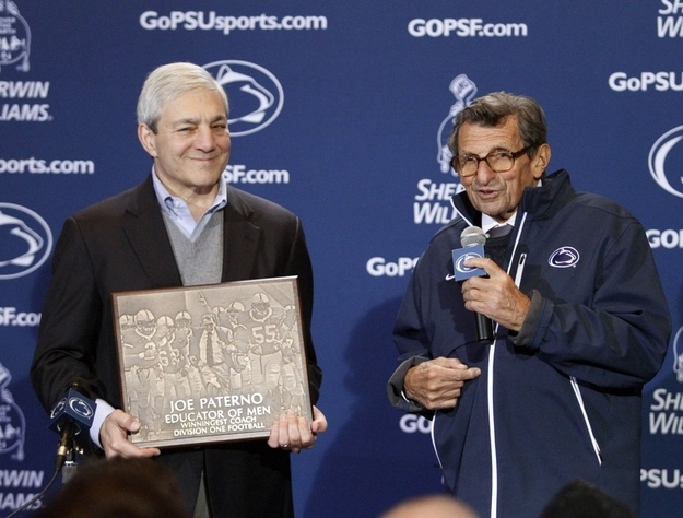 10/29/11 - Just days before the Sandusky charges were made formal.