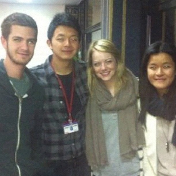 Emma Stone and Andrew Garfield.