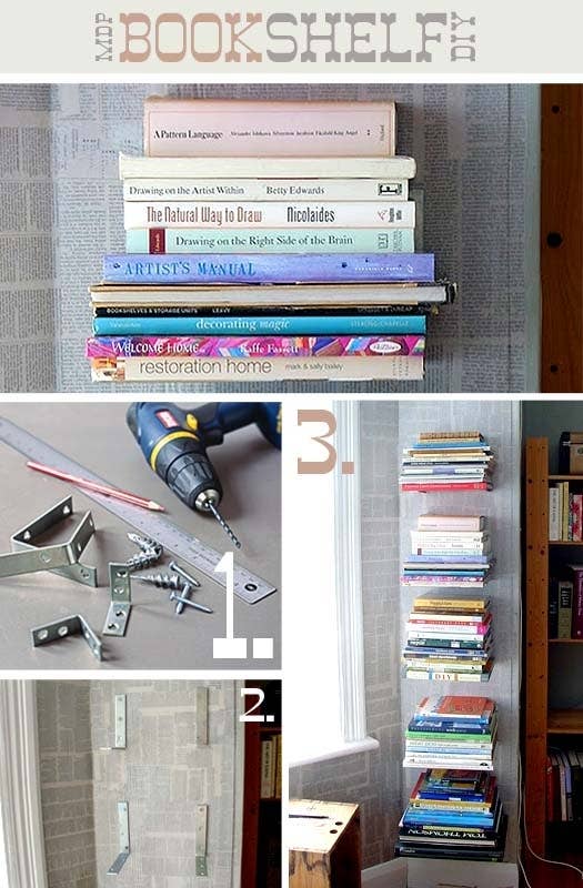 25 Awesome Diy Ideas For Bookshelves