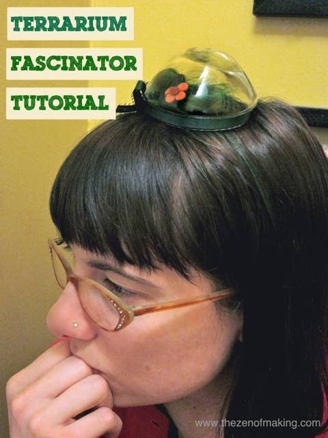 And...if you're feeling quirky, you could wear one on your head.Full tutorial here.