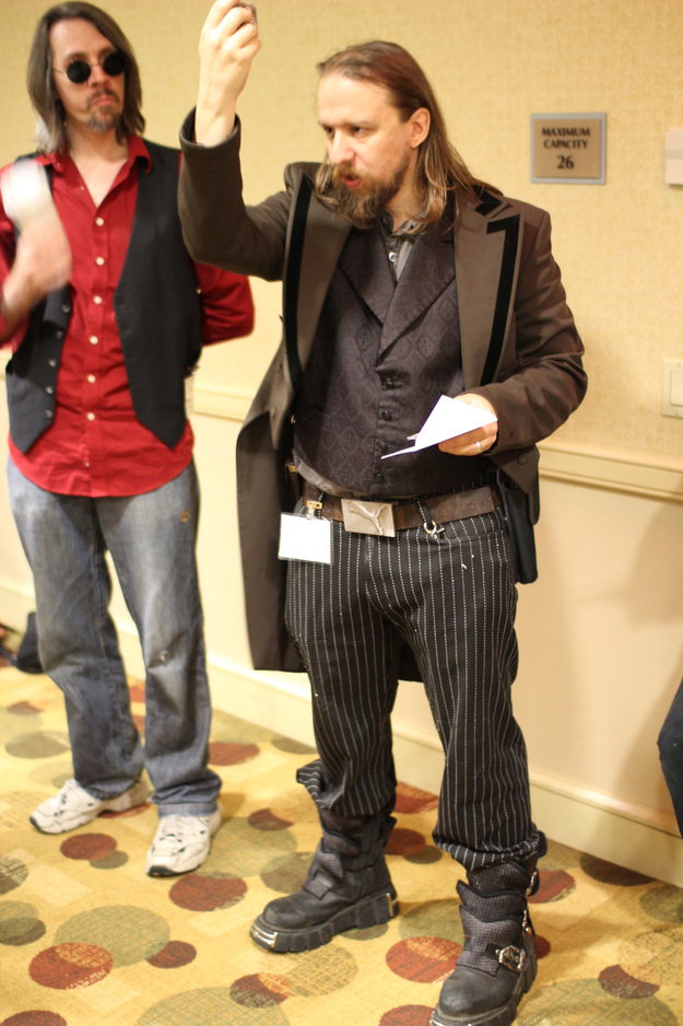 This man ran the "Ex Arkana" LARP.