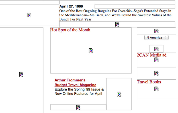 (the Wayback Machine hasn't been so kind to Frommers.com)