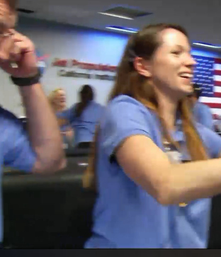 Then the rover landed!