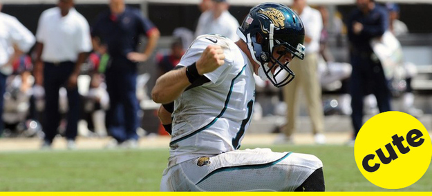 Blaine Gabbert had a great week one. I wasn't sure I was ready to live in a world where the noted french trapper was an actual good quarterback. Turns out I won't have to worry about that. 53 passing yards. One touchdown. 6 fantasy points. Nice to have you back, Blaine.