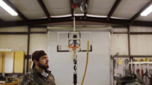Bow and arrow + basketball = The Space Jam Games.FADE IN:Lebron pushes Bugs and Lola Bunny aside, gripping his bow in one hand and basketball in the other. He gazes across the post-apocalyptic wasteland."I volunteer as tribute!" he shouts before leaping into a hella cool slam-dunk.