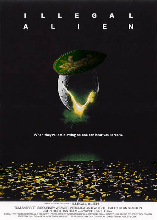 ALIEN MOVIE POSTER PARODY FROM COMEDY WHIRLED