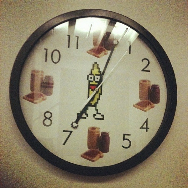 This installation was titled "What Time Is It?"I think you know what time it is.