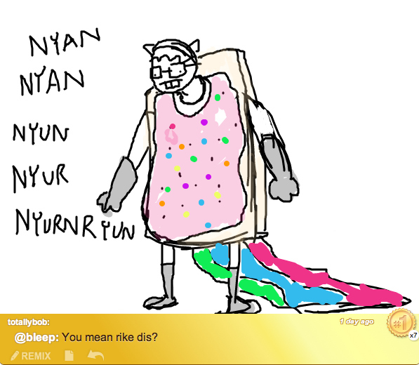 Nya-nya-nya-nya Nyan Man by totallybob