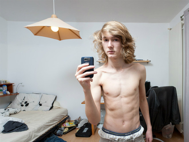 The Topless Guy Who Think His Ripped