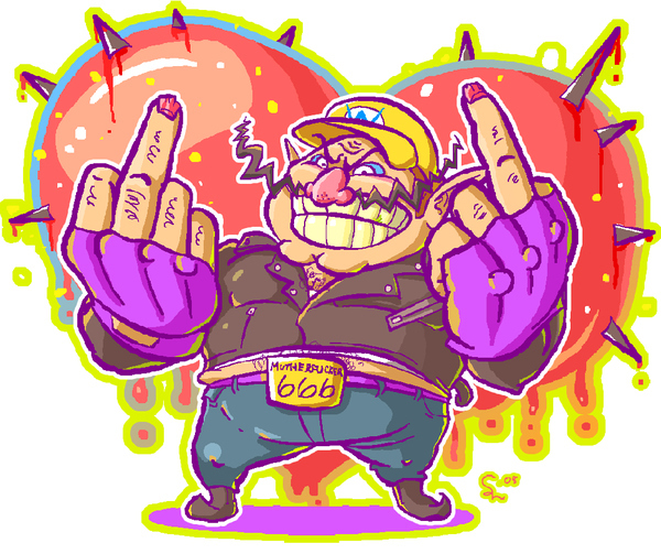 Wario Doesn&rsquo;t Give a Shit! by Shaylyn Hamm