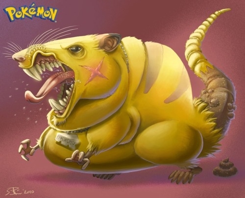 Scurry Pikachu by Sebastian Franchini