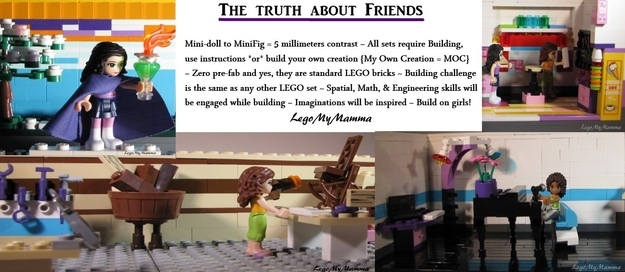 Emma at Winter's dusk; Olivia building a rocking chair; Andrea practicing piano at the Arts & Science Academy; and Emma & Olivia discussing equations for a project while listening to Andrea's music. Tell your Friends the truth!