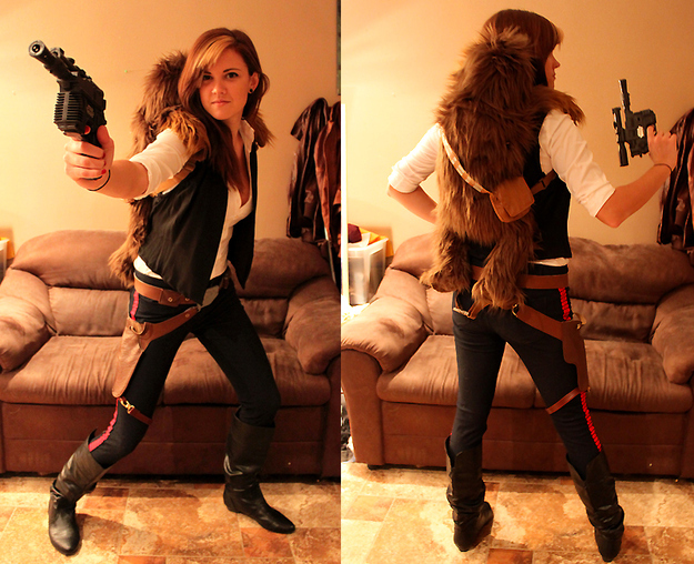 Loveandasandwich put this nerf HERder outfit together for NY Comic Con this year, and I'm massively impressed. I'm especially loving the Chewbackpacca.