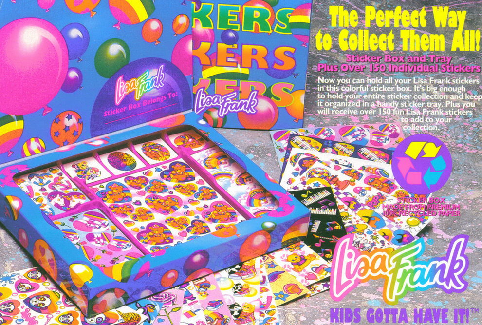 Lisa Frank Coloring Book and Stickers Super Set (3 Books with Over 30 Lisa  Frank Stickers)