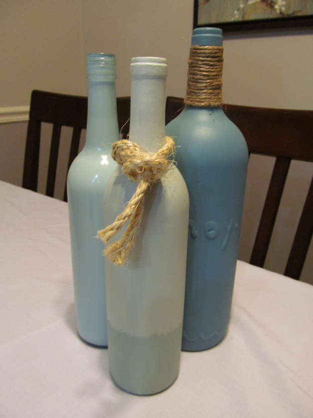 Empty Thunder Toffee Vodka Glass Bottle Upcycle Craft Display 