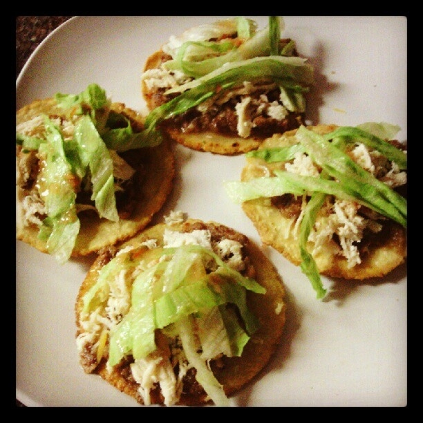 @itzelagarcia: "Homemade mini tostadas! Thanks momma!!! #stormfood"