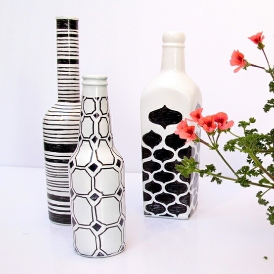 Decorative Enamel Art Tile, Wine Bottle, Alcohol Bottles, Signed Ping | eBay