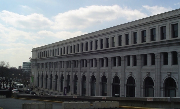 The Bureau of Labor Statistics building in Washington, DC.