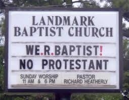 Yeah, cuz those crafty Protestants are evil, I hear.
