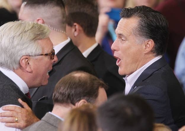Romney in Youngstown, Ohio today.